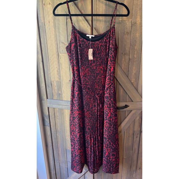 New with Tags Cheetah Print Midi Dress - Picture 1 of 5